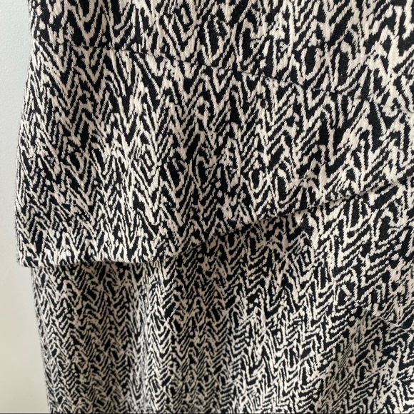 calvin klein black + ivory knit dress - Picture 5 of 8